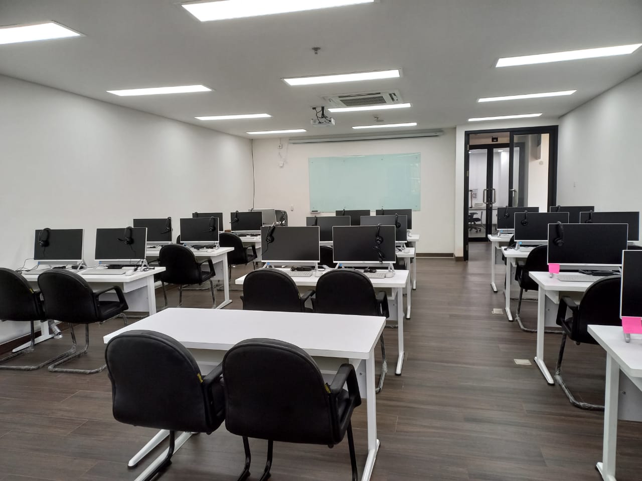 Modern office workspace